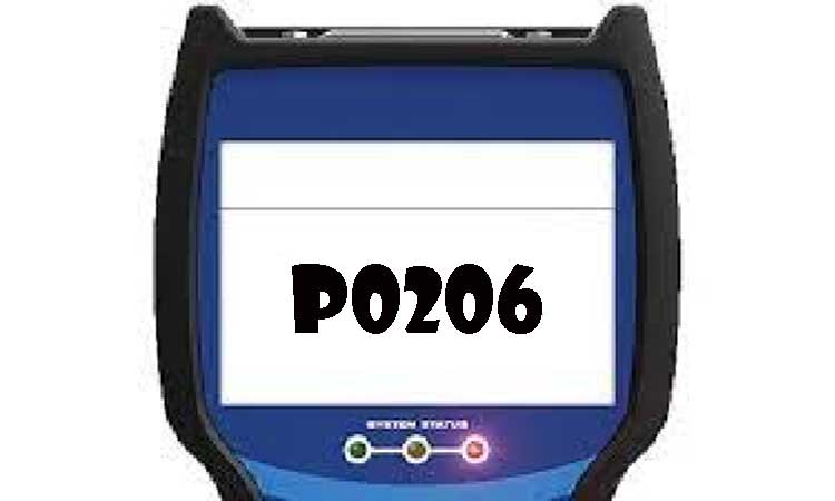 Código De Avería P0206 - Mal Funcionamiento Del Circuito Del Inyector - Cilindro 6. Diagnóstico, Causas, Soluciones.