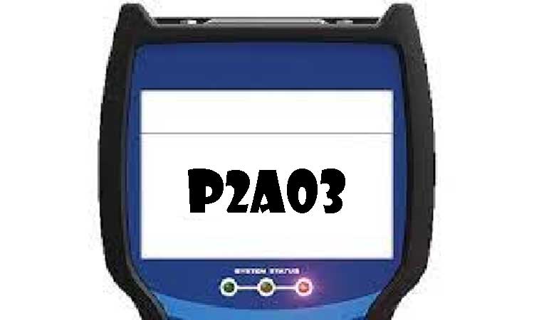 Código De Avería P2A03 - Rango / Rendimiento Del Circuito Del Sensor O2 Banco 2 Sensor 1. Diagnóstico, Causas, Soluciones.