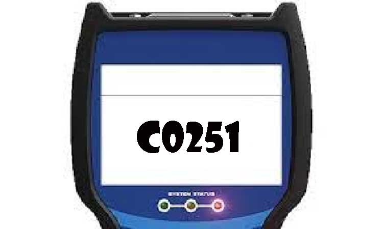 Código De Avería C0251 - Código De Falla Obd2. Diagnóstico, Causas, Soluciones.