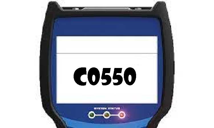 Código De Avería C0550 - Unidad De Control Electrónico. Diagnóstico, Causas, Soluciones.