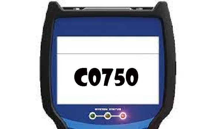 Código De Avería C0750 - Sensor De Baja Presión Del Neumático Delantero Izquierdo. Diagnóstico, Causas, Soluciones.