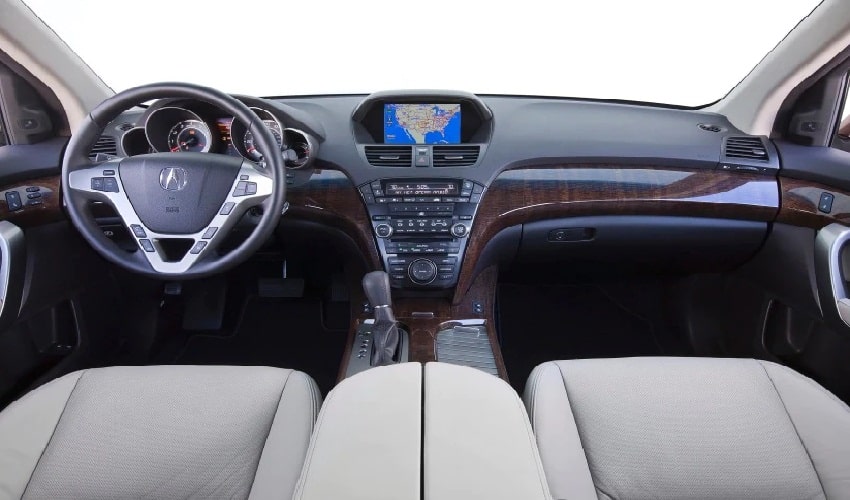 Acura MDX del 2012 interior