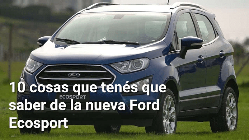 Las 3 fallas más comunes del Ford EcoSport: Problemas y averías